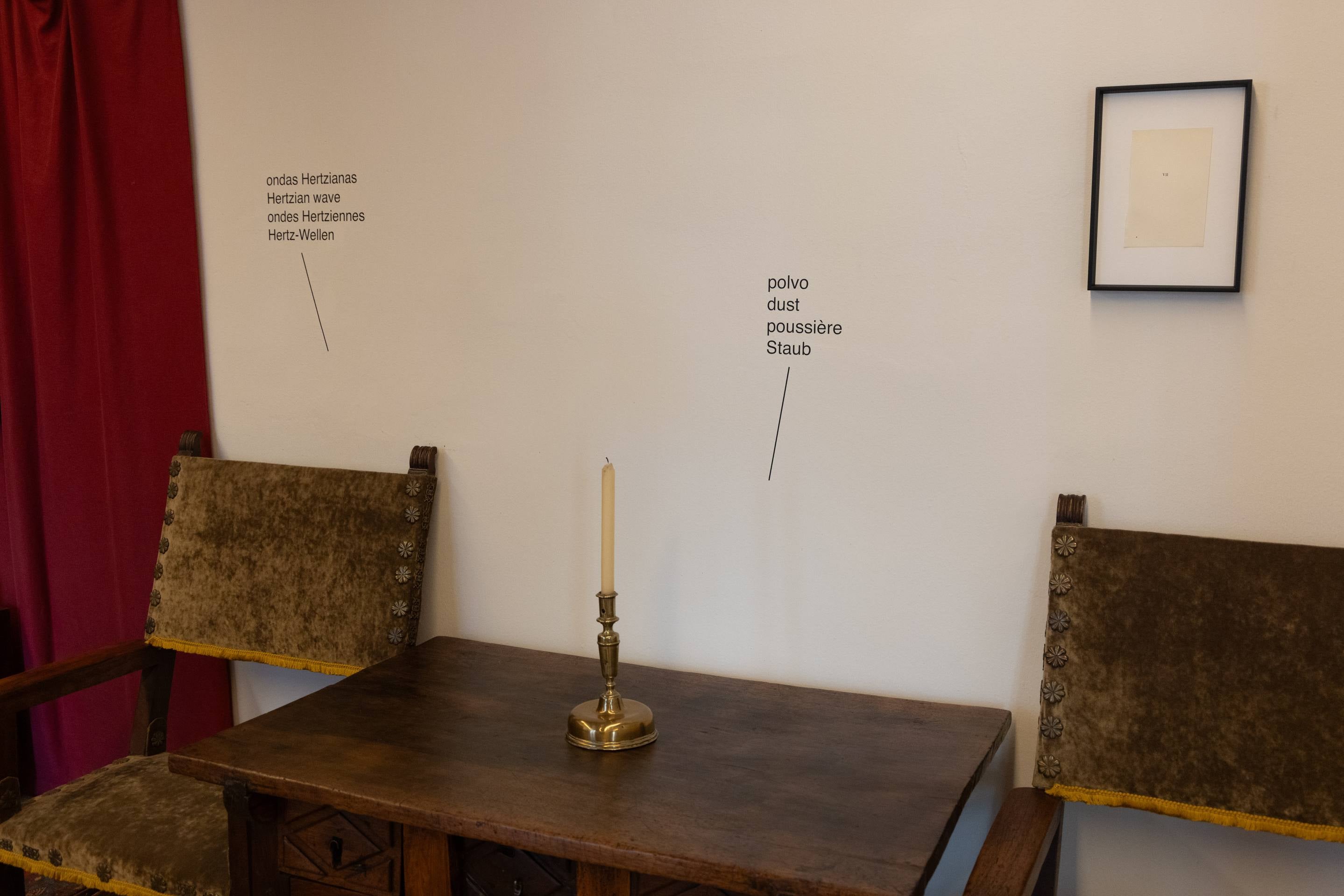 La exposición de Ignasi Aballí en la Casa de Cervantes, en imágenes