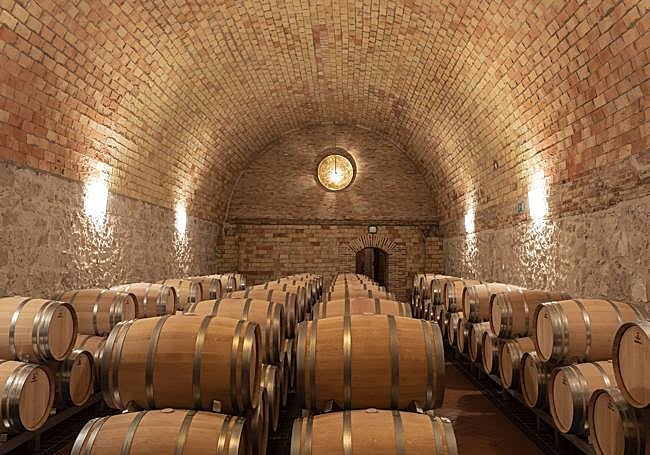 Interior de la bodega de Vega Sicilia.