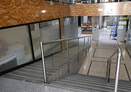 Rampa en Canónigas que tiene que eliminarse.