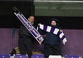 Imágenes de las gradas del José Zorrilla este viernes en el partido entre el Real Valladolid y la UD Las Palmas