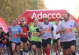Participantes de la carrera de Adecco en Valladolid