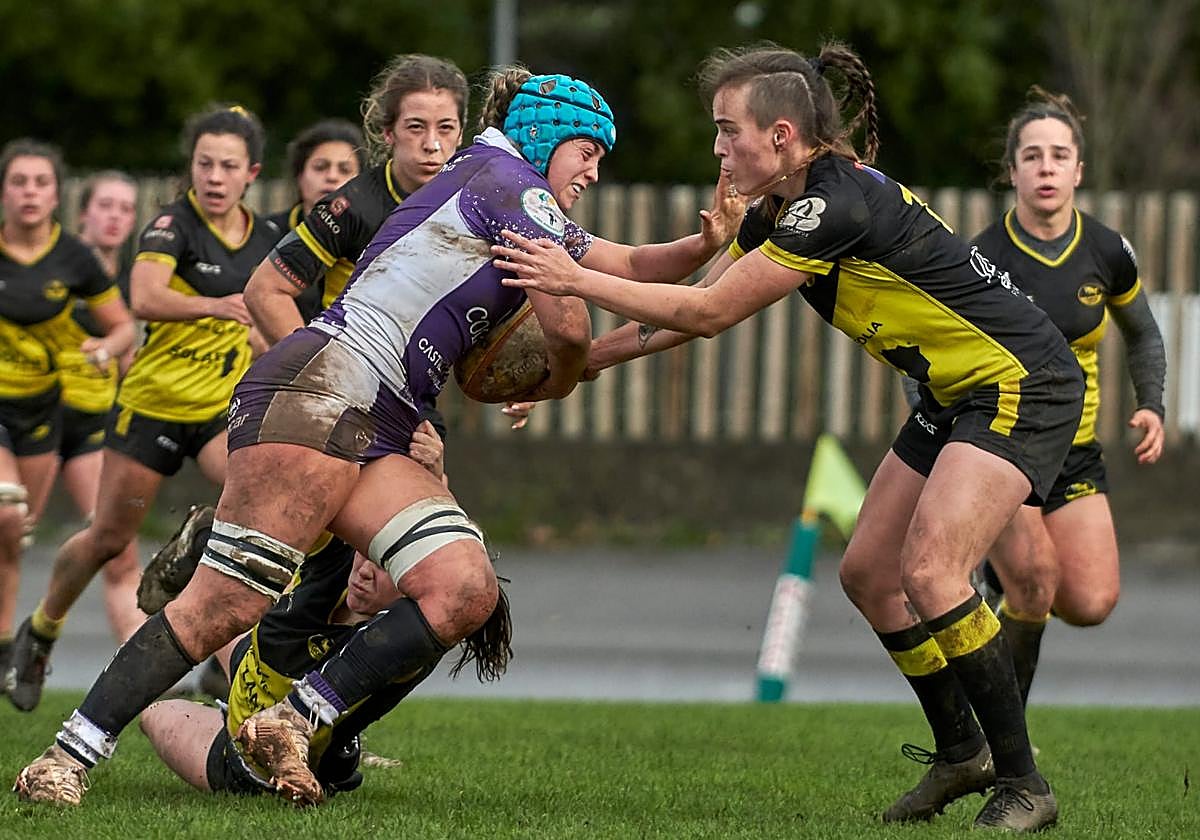 Imagen del partido del Colina Clínic ante Getxo del curso pasado.