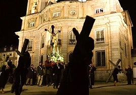 La procesión del Santo Entierro del Real Sitio de San Ildefonso.