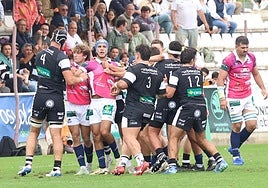 Imagen del derbi disputado en Pepe Rojo el pasado mes de septiembre.