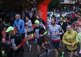 Salida de la Media Maratón Ciudad de Palencia.