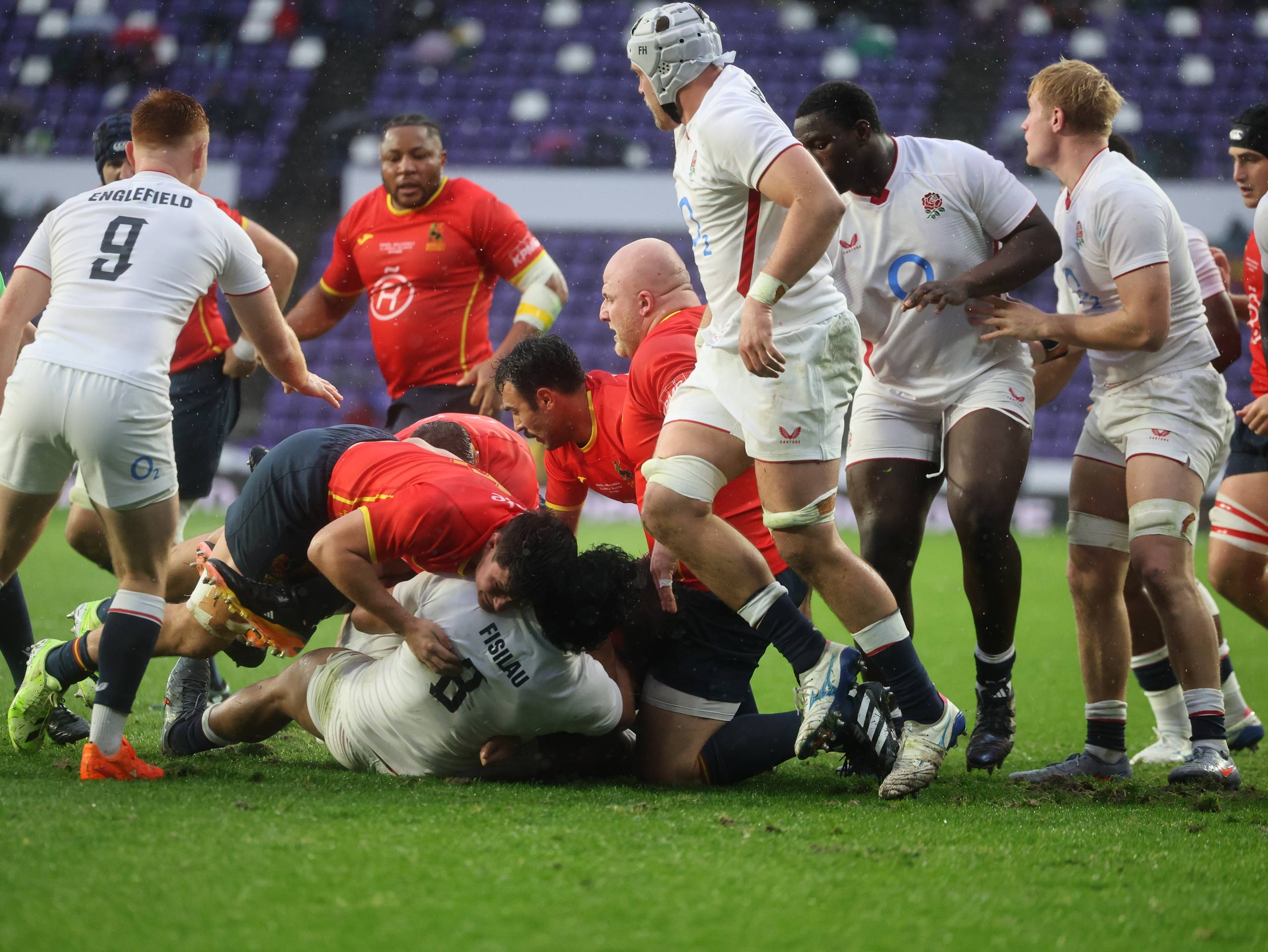 La derrota de España ante Inglaterra A en Zorrilla, en imágenes