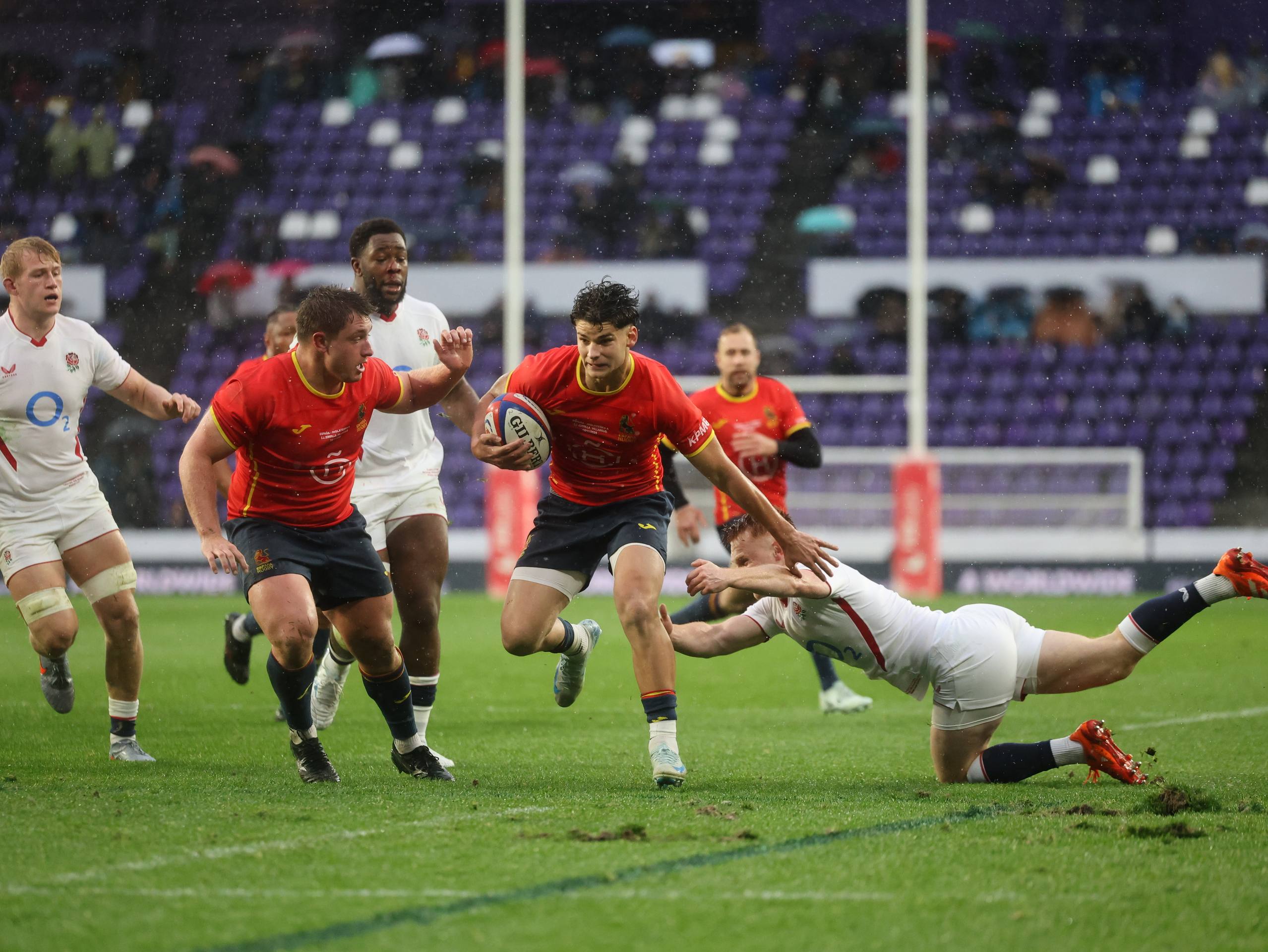 La derrota de España ante Inglaterra A en Zorrilla, en imágenes