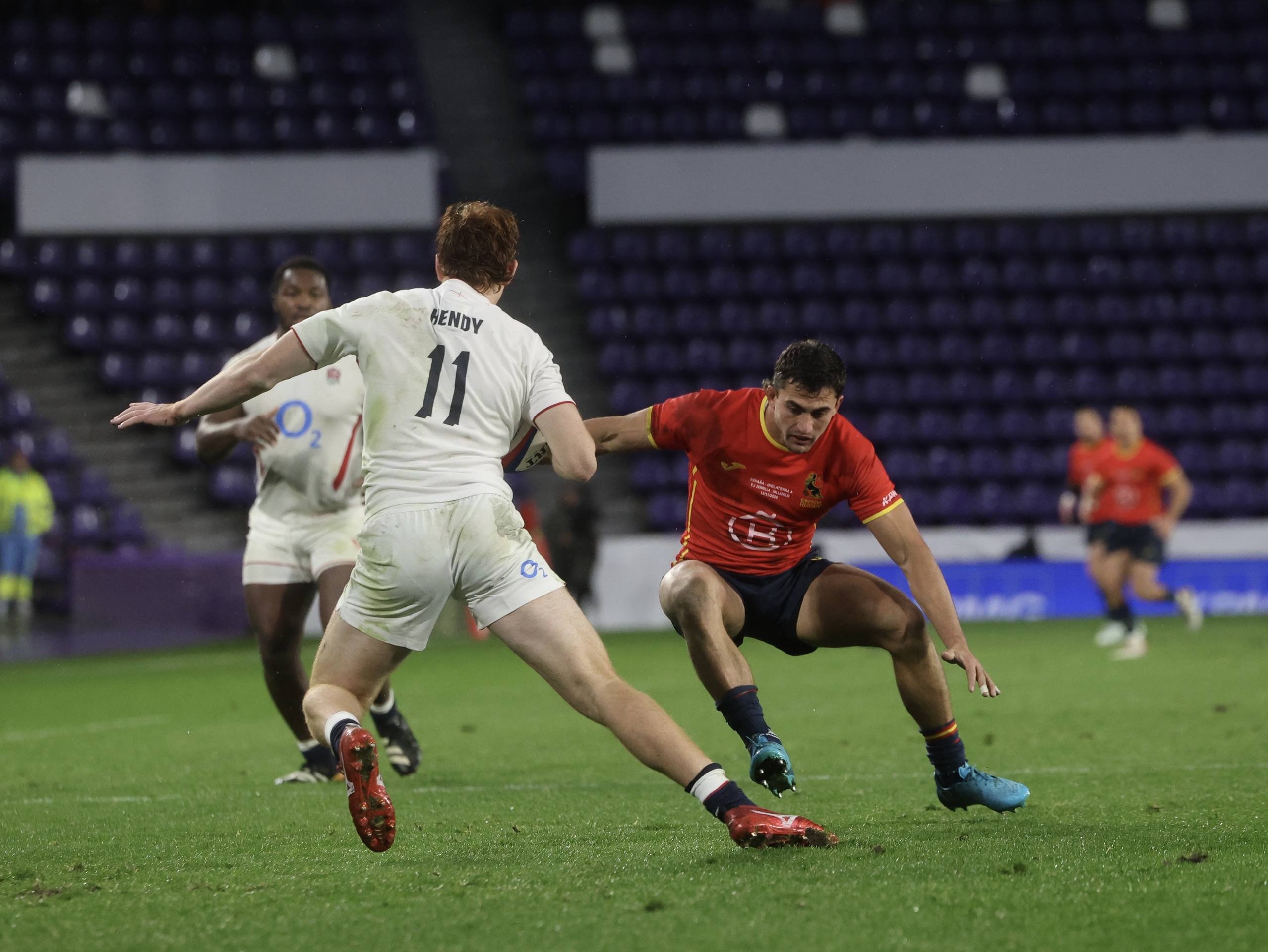La derrota de España ante Inglaterra A en Zorrilla, en imágenes