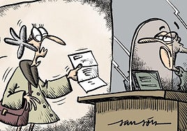 La viñeta de Sansón: 'Nuevos cauces en la Admón.'