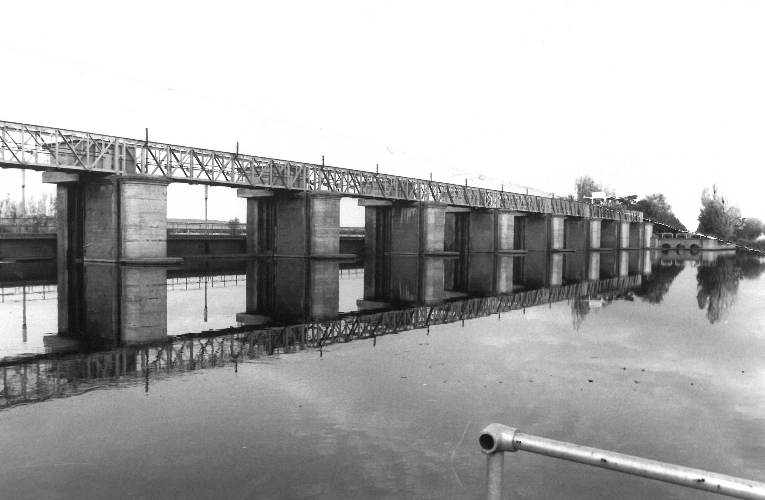 Presa de San José. Noviembre de 1979.