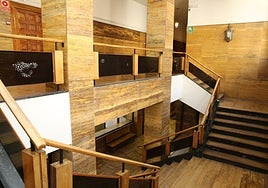 Interior de la Audiencia Provincial de Segovia.