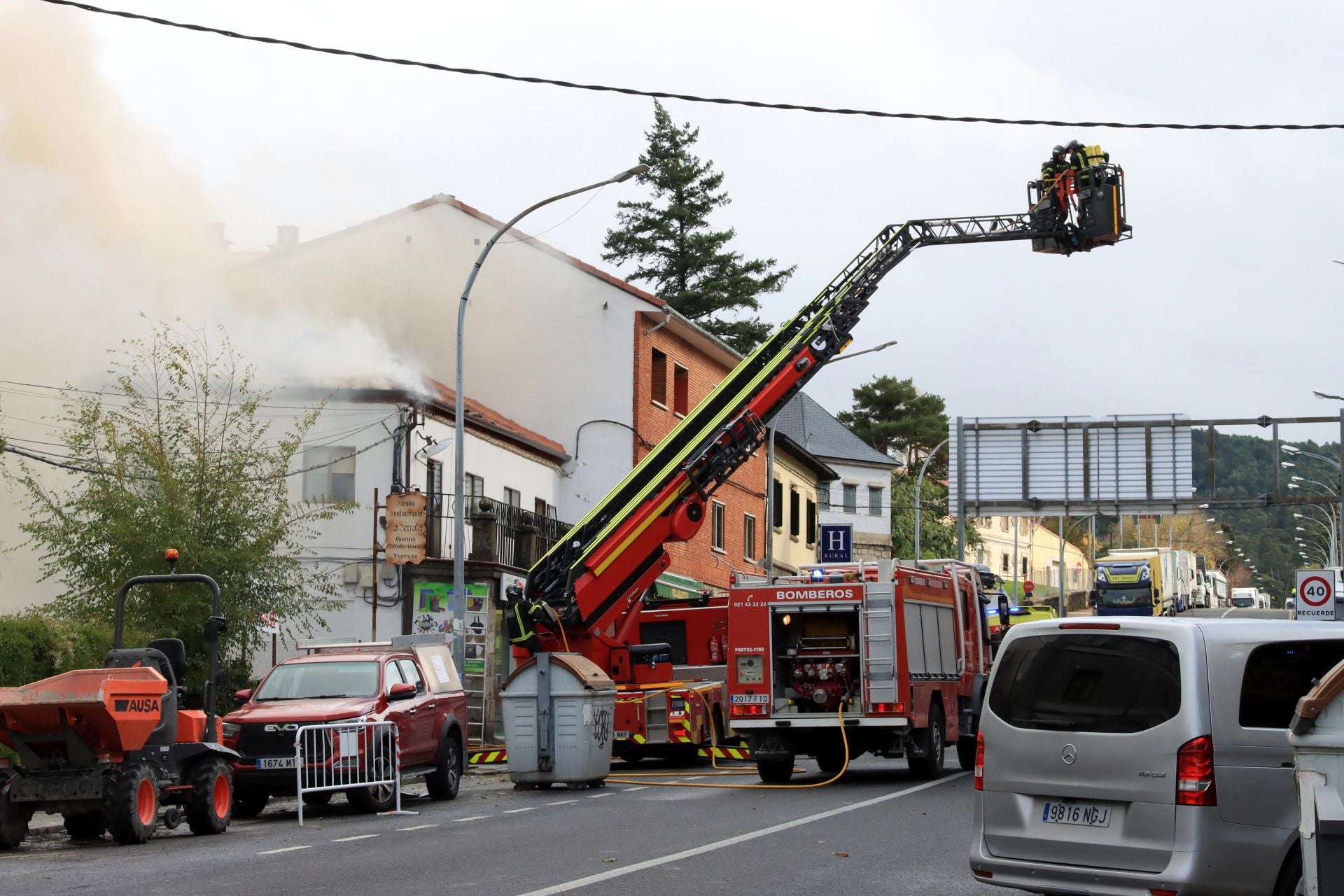 El incendio de San Rafael, en imágenes