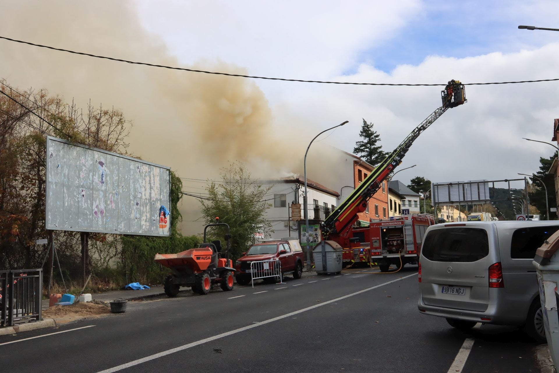 El incendio de San Rafael, en imágenes