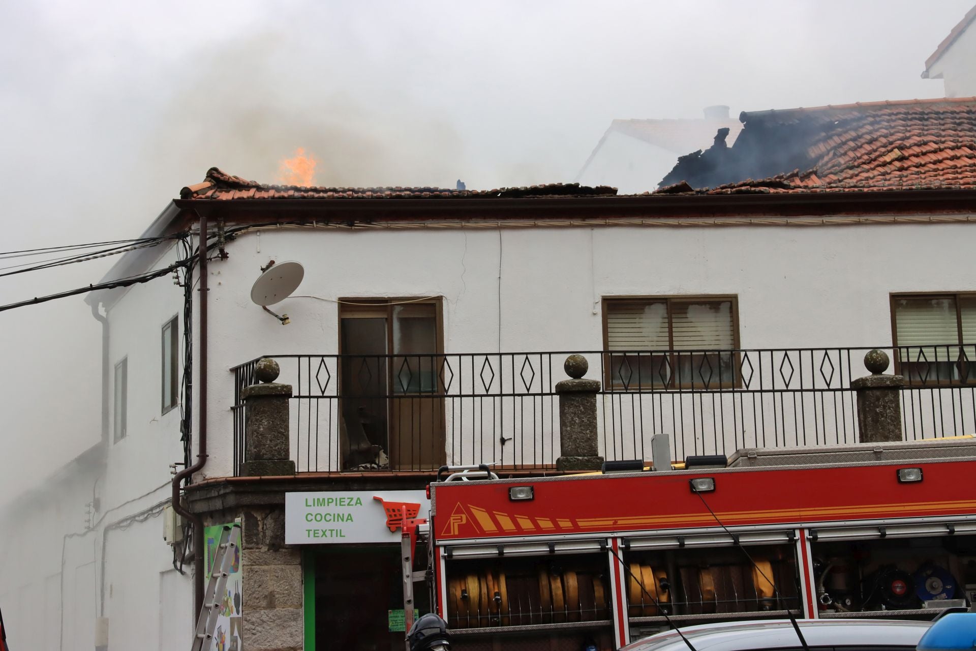 El incendio de San Rafael, en imágenes