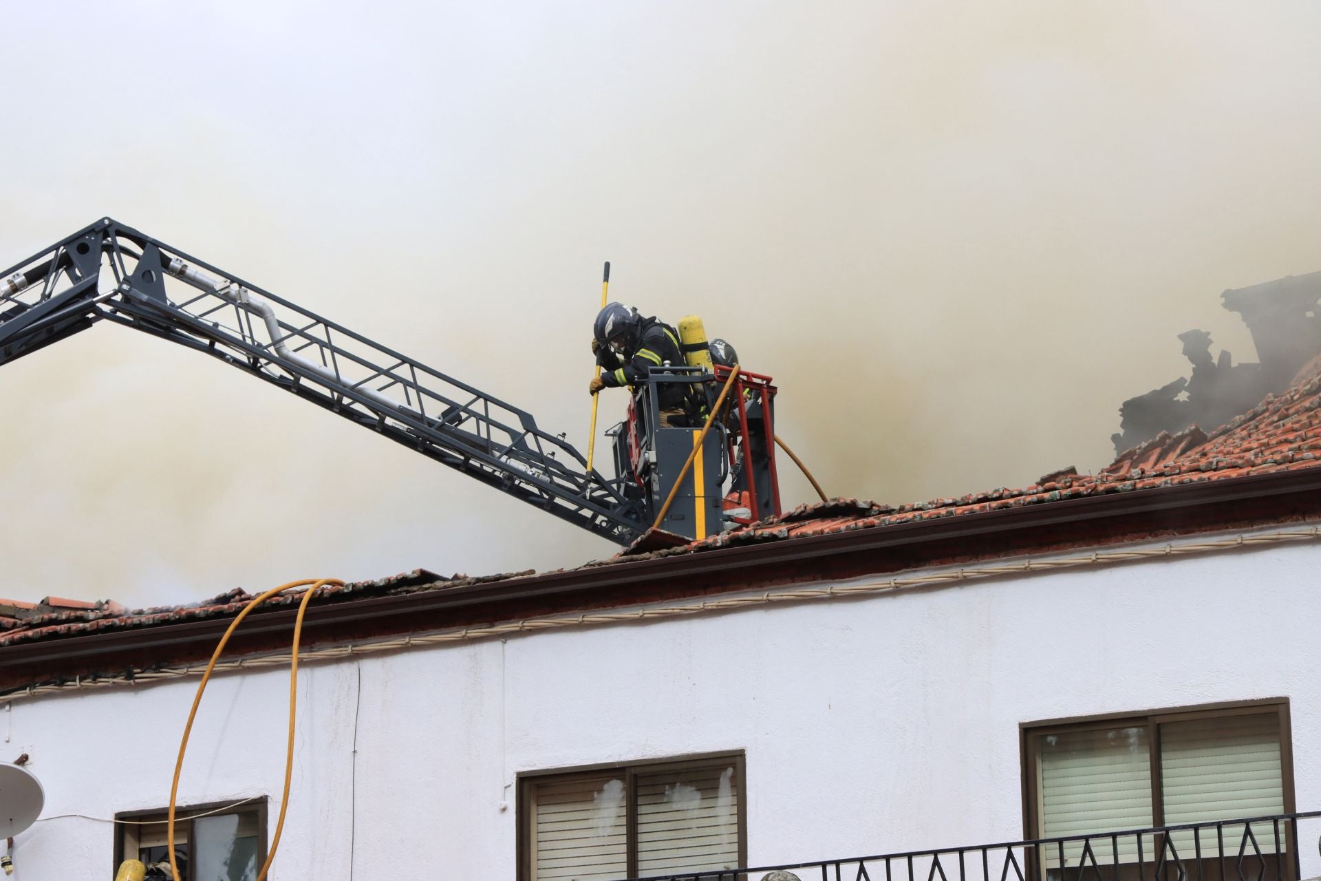 El incendio de San Rafael, en imágenes