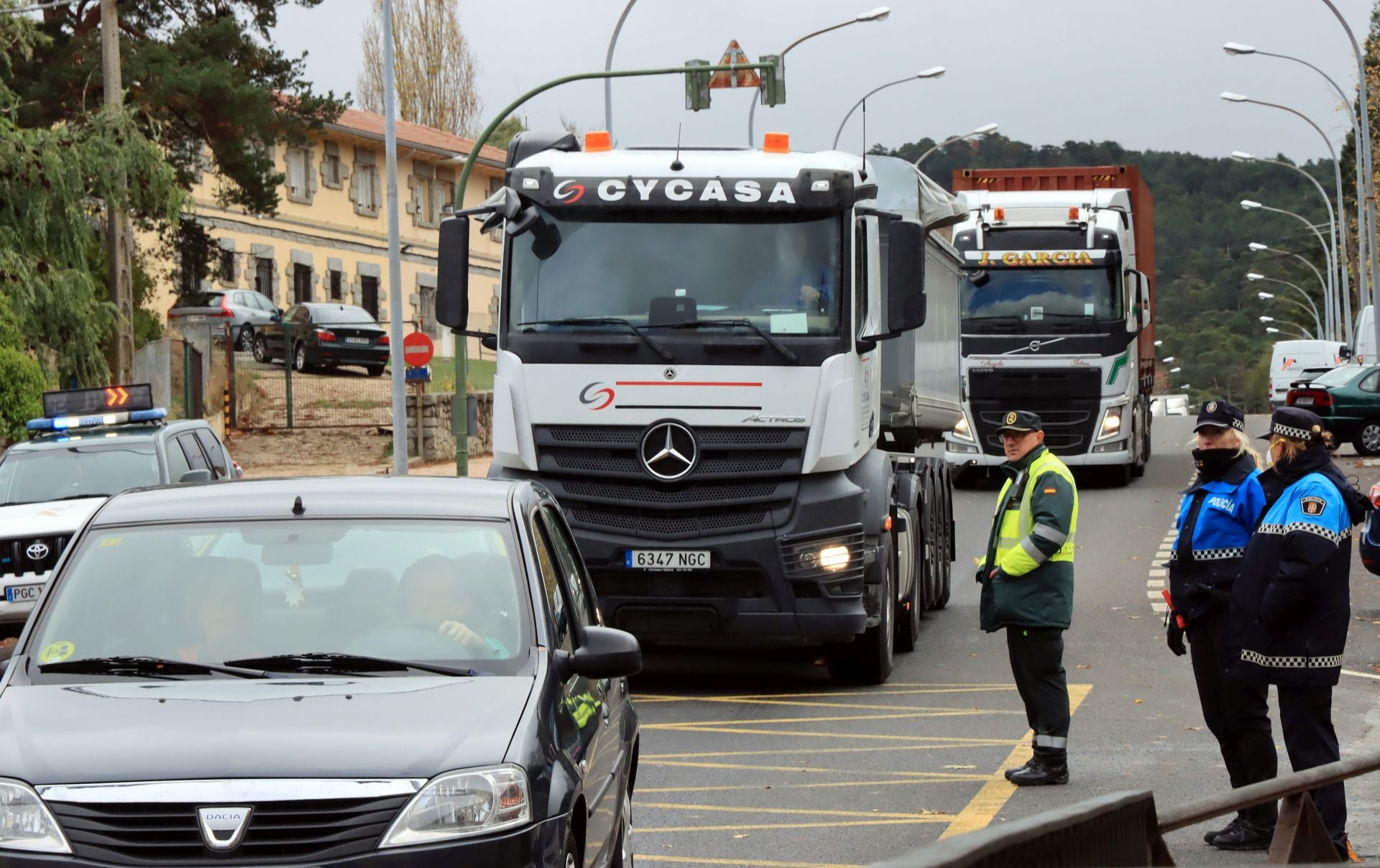 El incendio de San Rafael, en imágenes