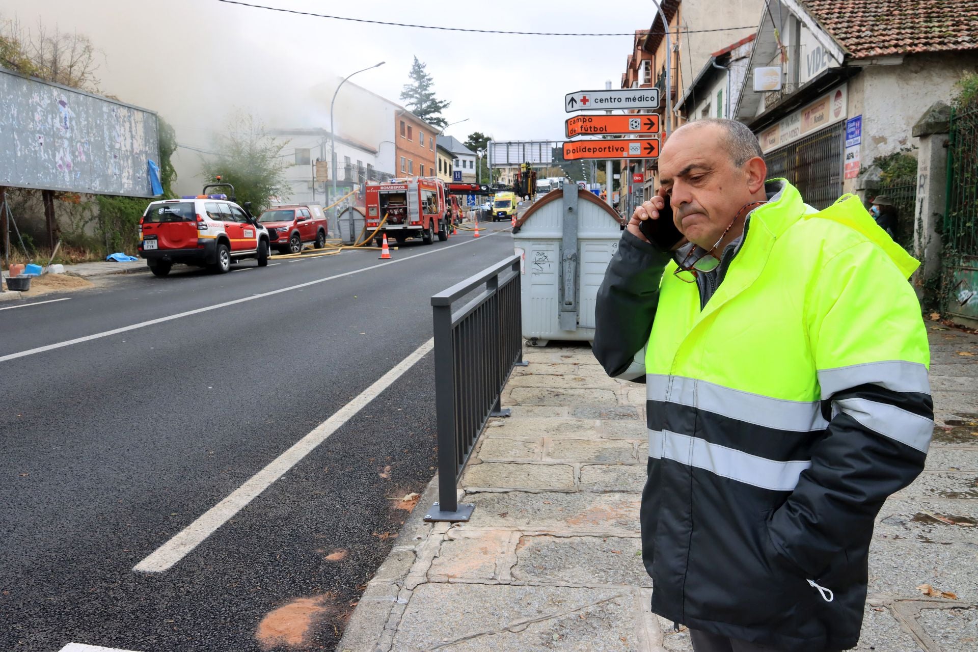 El incendio de San Rafael, en imágenes