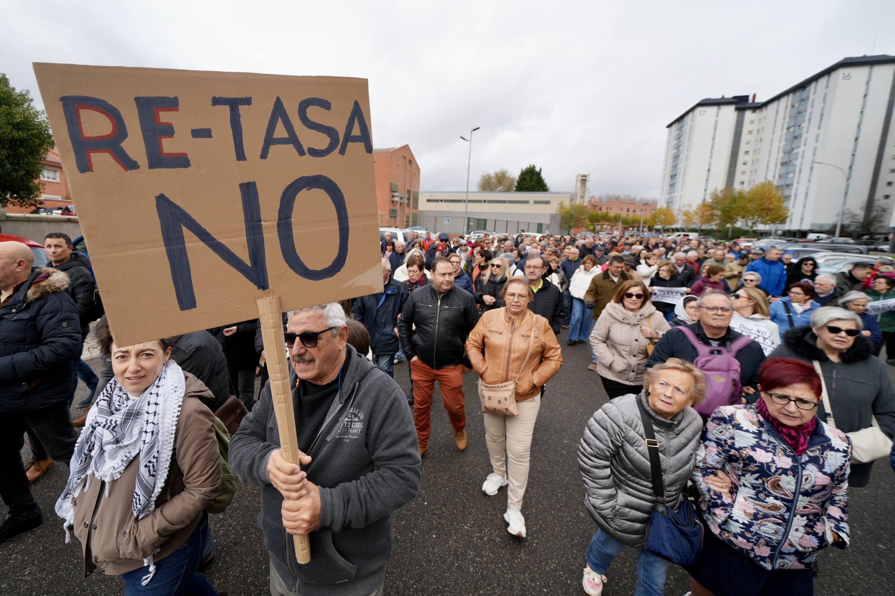 Las imágenes de la manifestación en Laguna de Duero