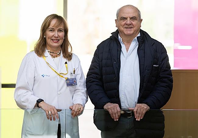 Los doctores Rosa Ibán y Gonzalo Ibáñez.