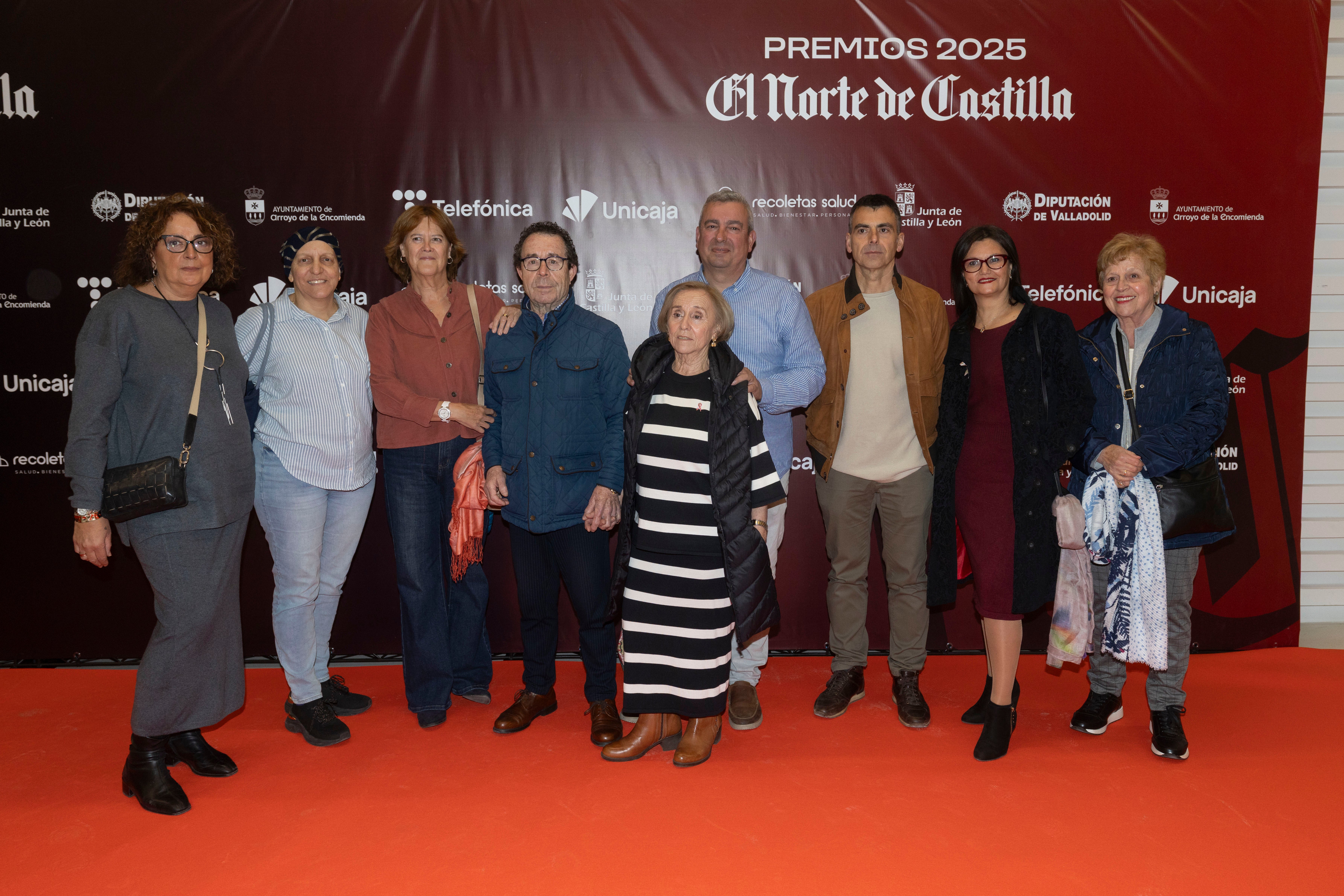 Voluntarios de la Asociación Española contra el Cáncer de Arroyo de la Encomienda.