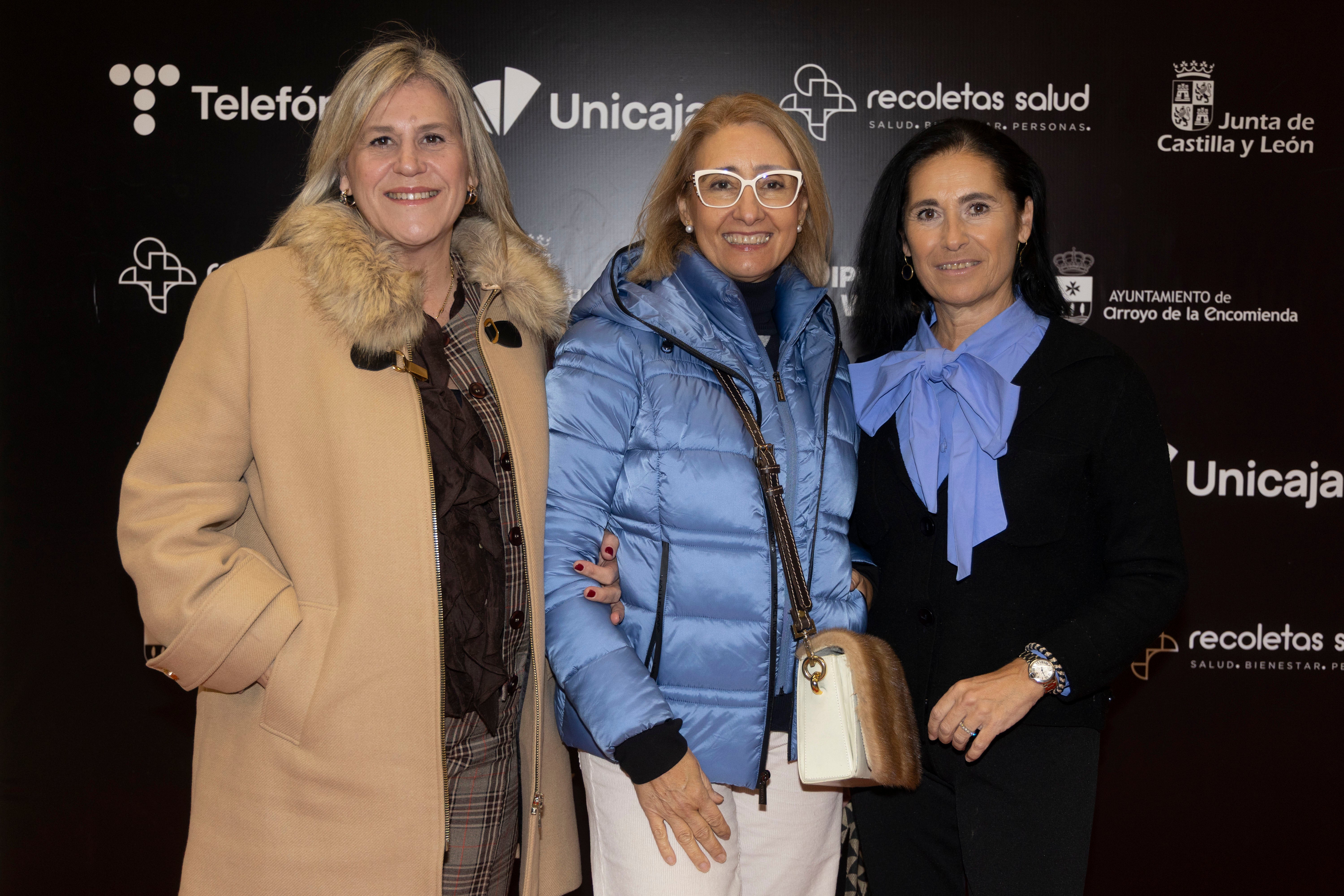 Estela Carro, Elena Mozo y Marta Mozo.