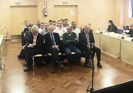 Última sesión del juicio con todos los acusados en la sala.