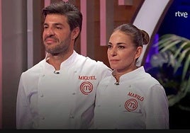Mariló Montero y Miguel Torres, finalistas de 'Masterchef Celebrity 10'.