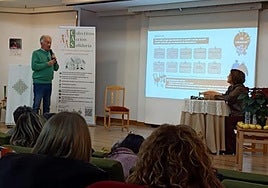 Una de las charlas de la jornada celebrada en Riaza.