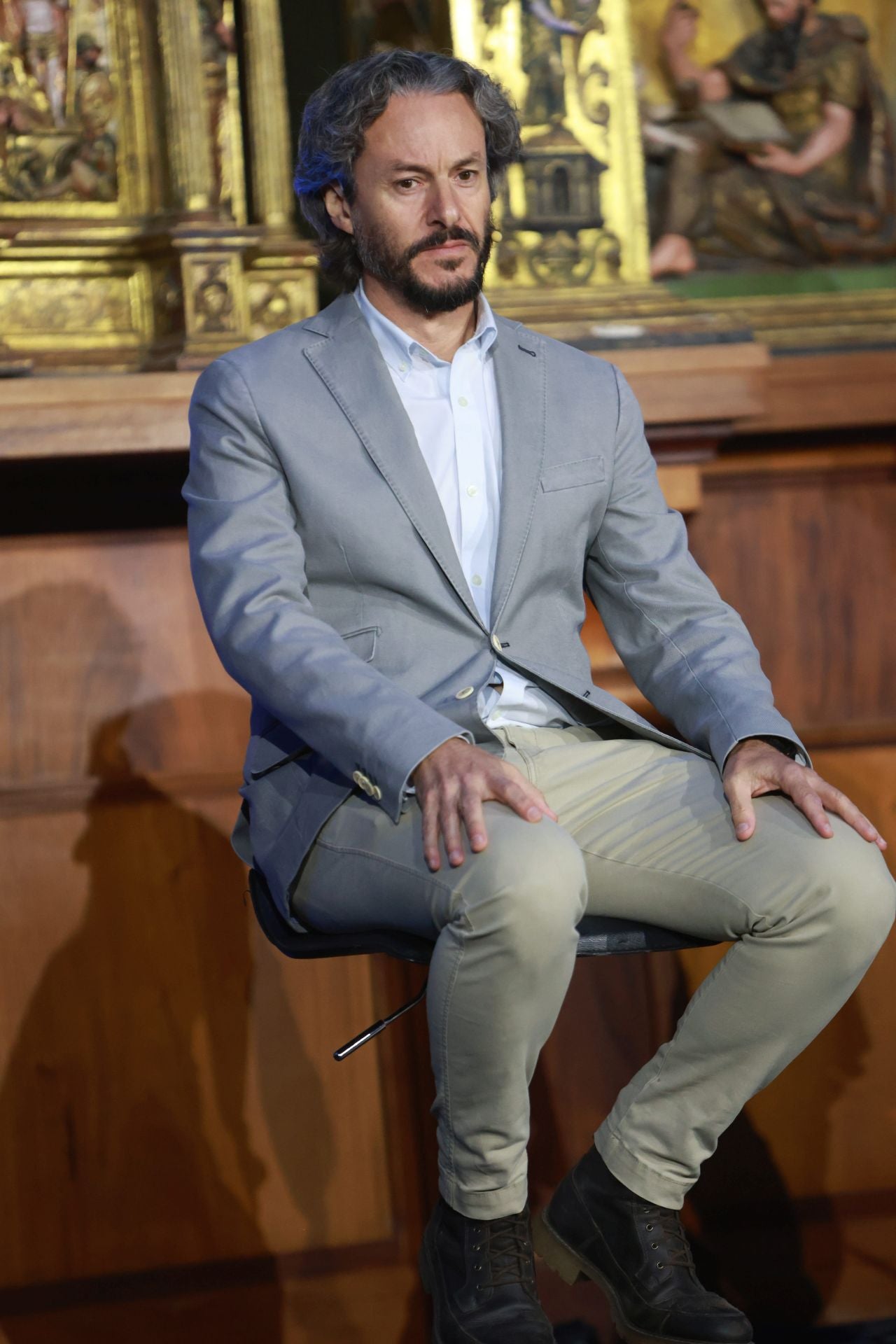 Juan Carbajo , director general de Molinos del Duero, durante la celebración del I Simposio del pan.