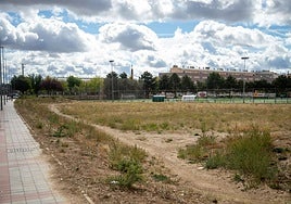 Parcelas de la calle Jardines incluidas en el PERI 6 del PGOU.