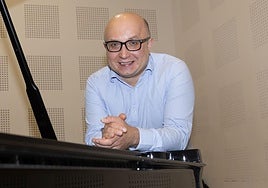 Alexander Gavrylyuk, en la sala de ensayo.