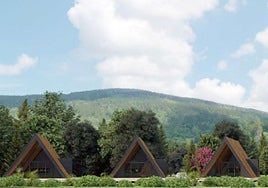 Infografía del resultado del alojamiento ecológico en Velilla.