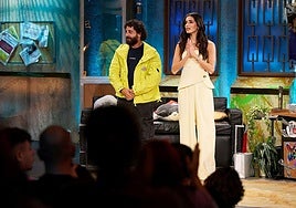 Motaz Malhees y Saja Kilani, en 'La Revuelta'.