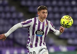 Chuki, durante el Trofeo Ciudad de Valladolid disputado este pasado miércoles por el Real Valladolid ante el Estrela da Amadora portugués