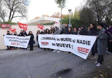 Una treintena de educadores del Zambrana exigen soluciones a la Junta: «El centro está que arde»