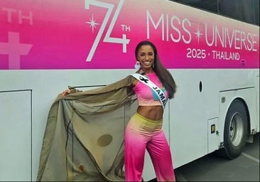 Miss Jamaica, evacuada en camilla durante el certamen de Miss Universo