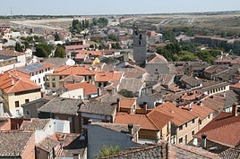 Vista panorámica de Cuéllar.