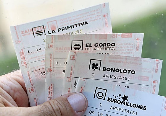 varios boletos, en una imagen de archivo.