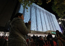 El Corte Inglés de Valladolid enciende la Navidad