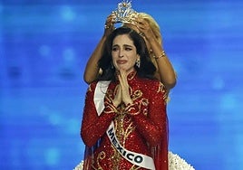 La mexicana Fátima Bosch, ganadora del concurso Miss Universo.