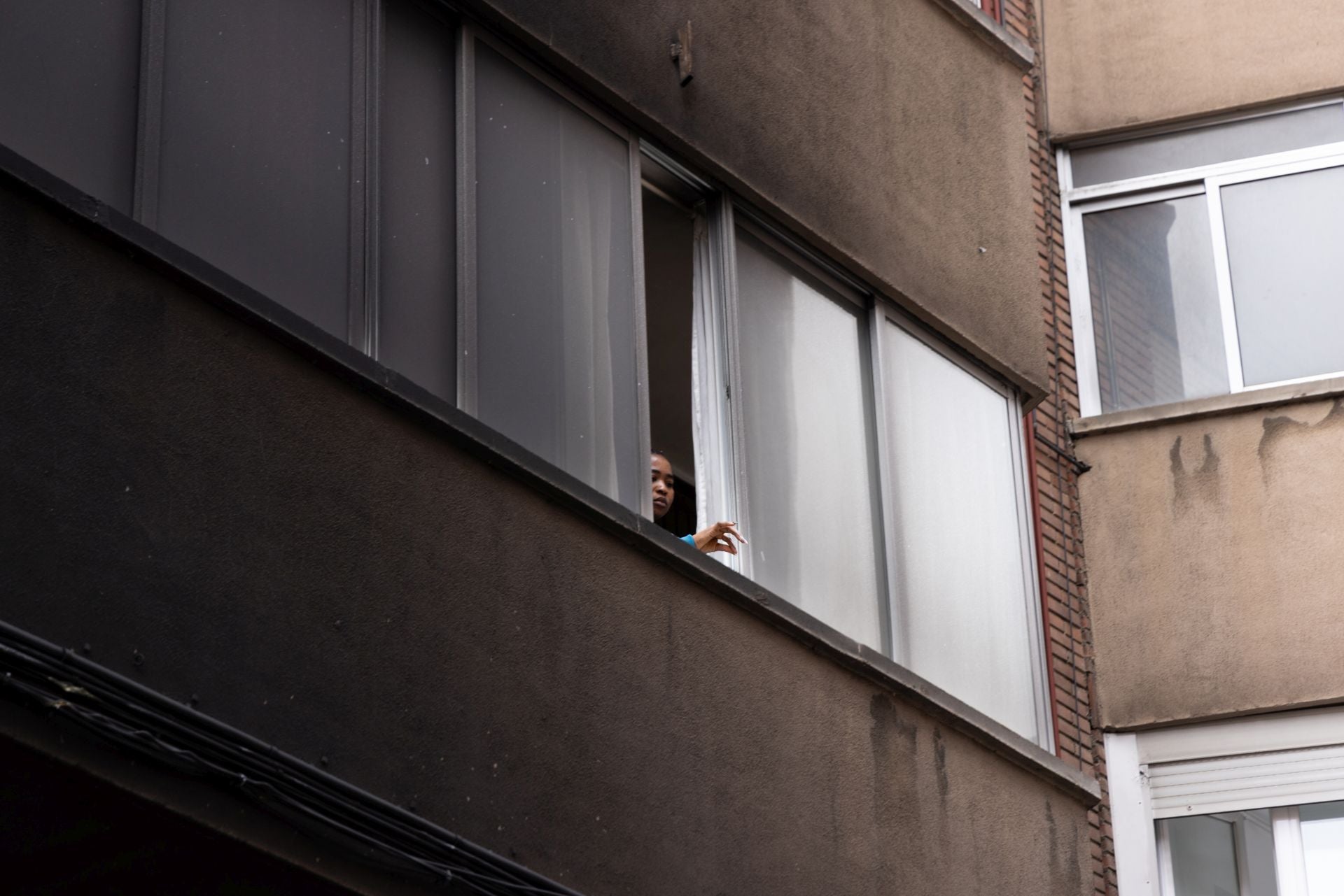 Las imágenes de una intensa noche de incendios en el barrio del Hospital