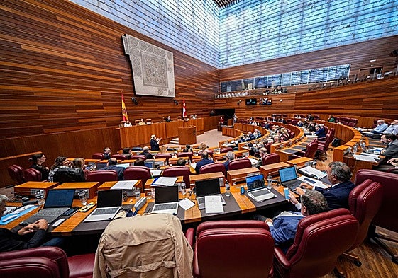 Vista del Parlamento regional, del que depende el Consejo de Cuentas de Castilla y León.
