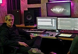 El músico, productor y Dj berciano, Óscar Vázquez.