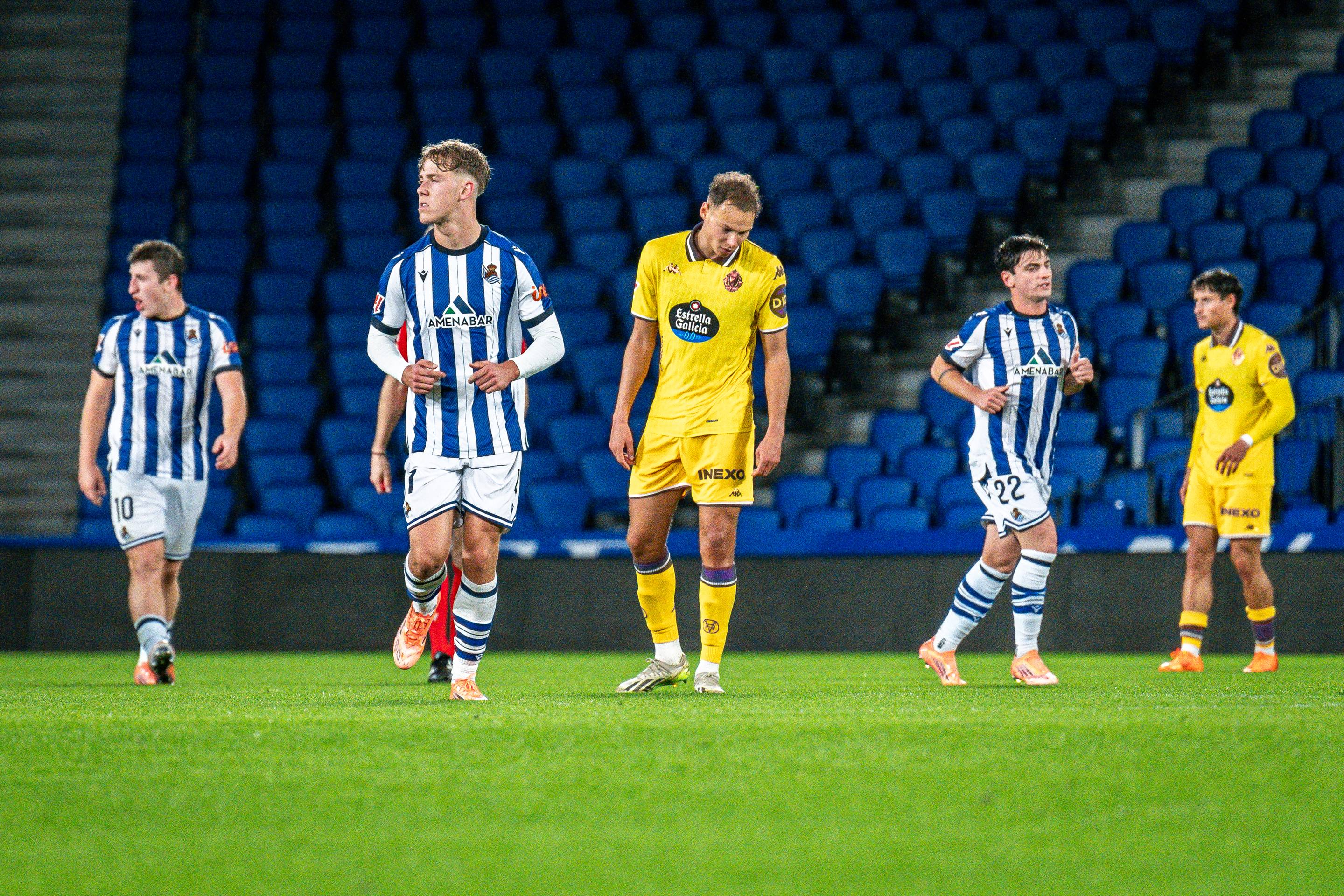 Las imágenes de la derrota ante la Real Sociedad B en Anoeta