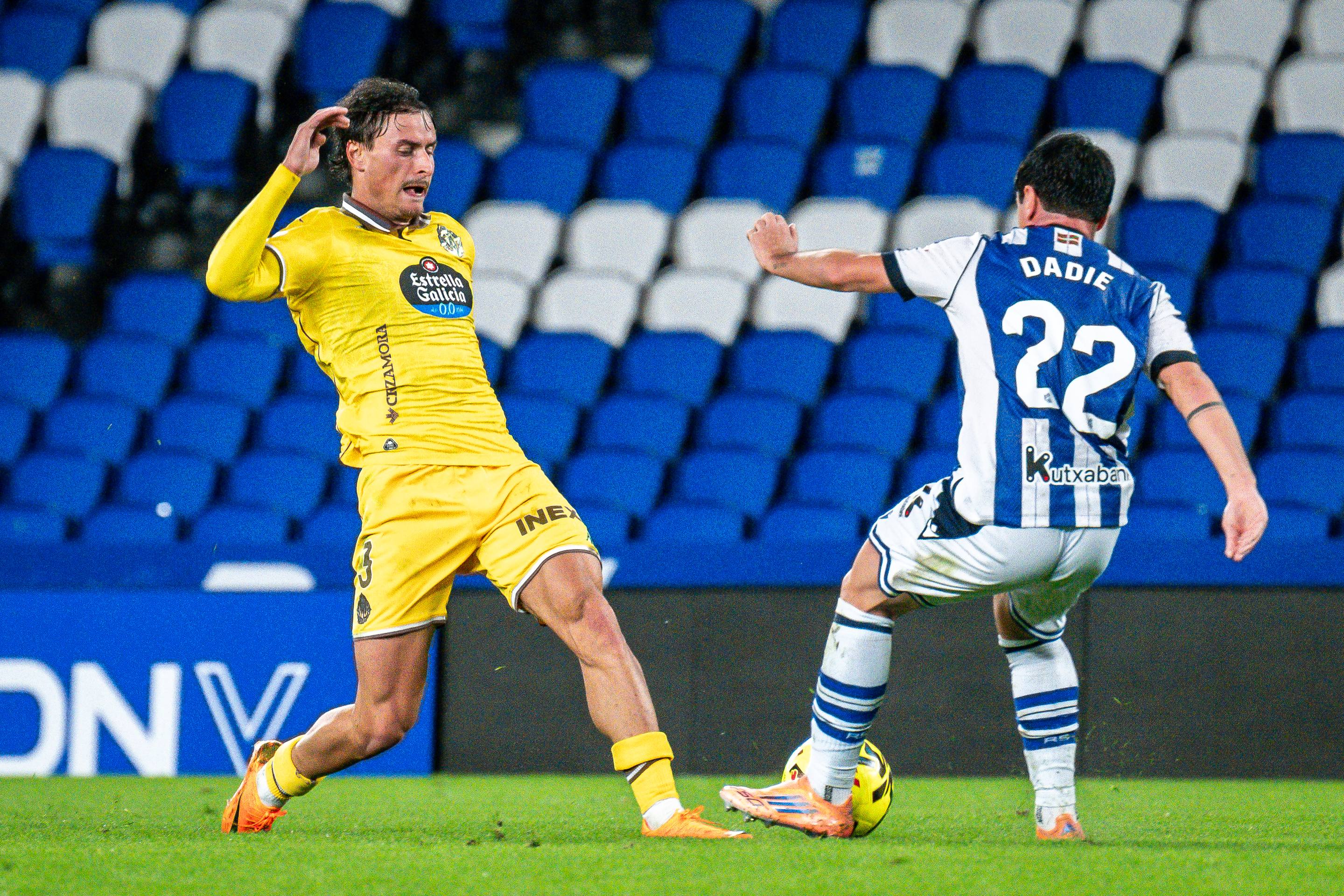 Las imágenes de la derrota ante la Real Sociedad B en Anoeta