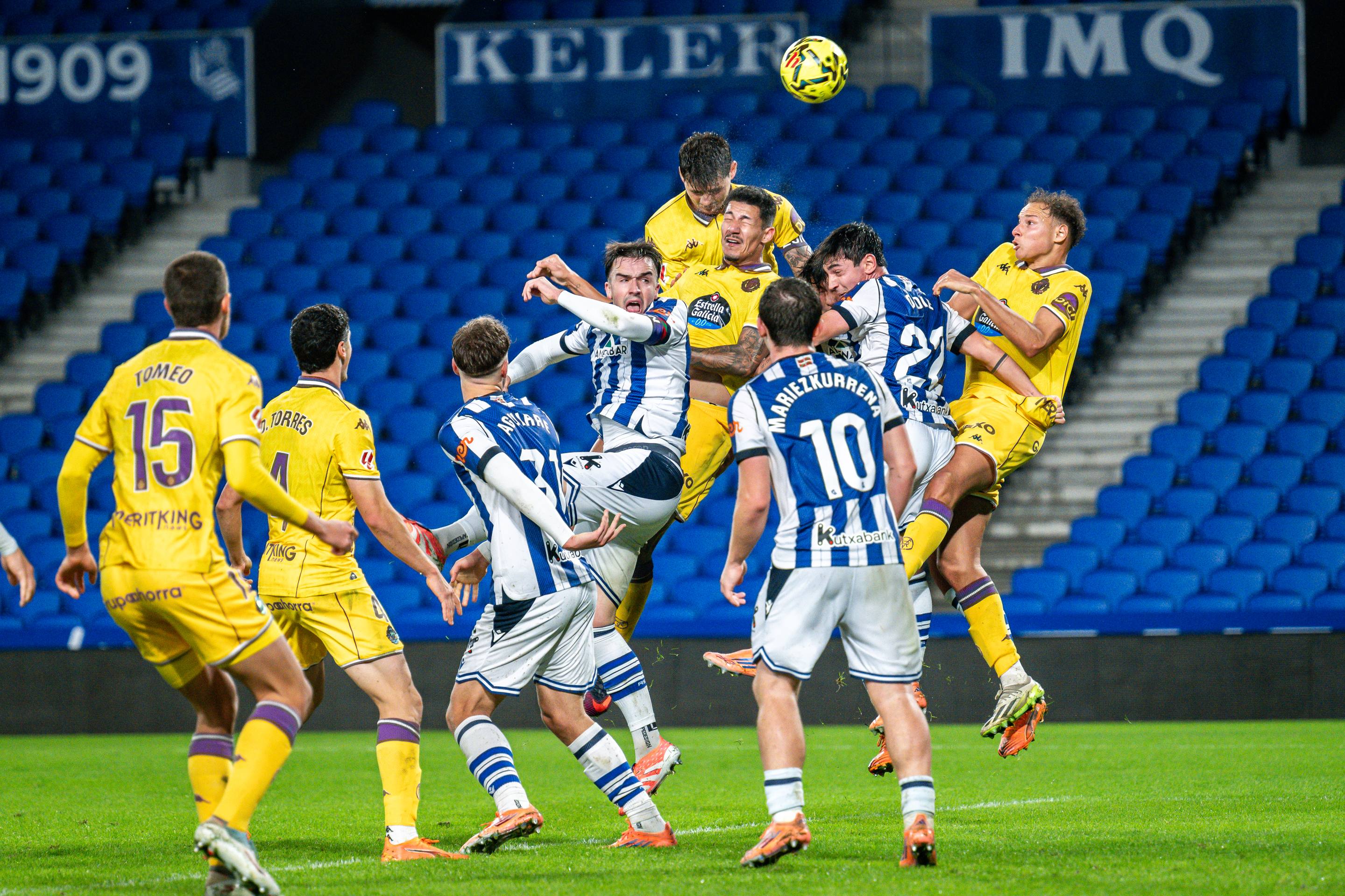 Las imágenes de la derrota ante la Real Sociedad B en Anoeta