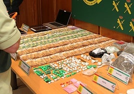 Operación antidroga efectuada por la Guardia Civil de Segovia