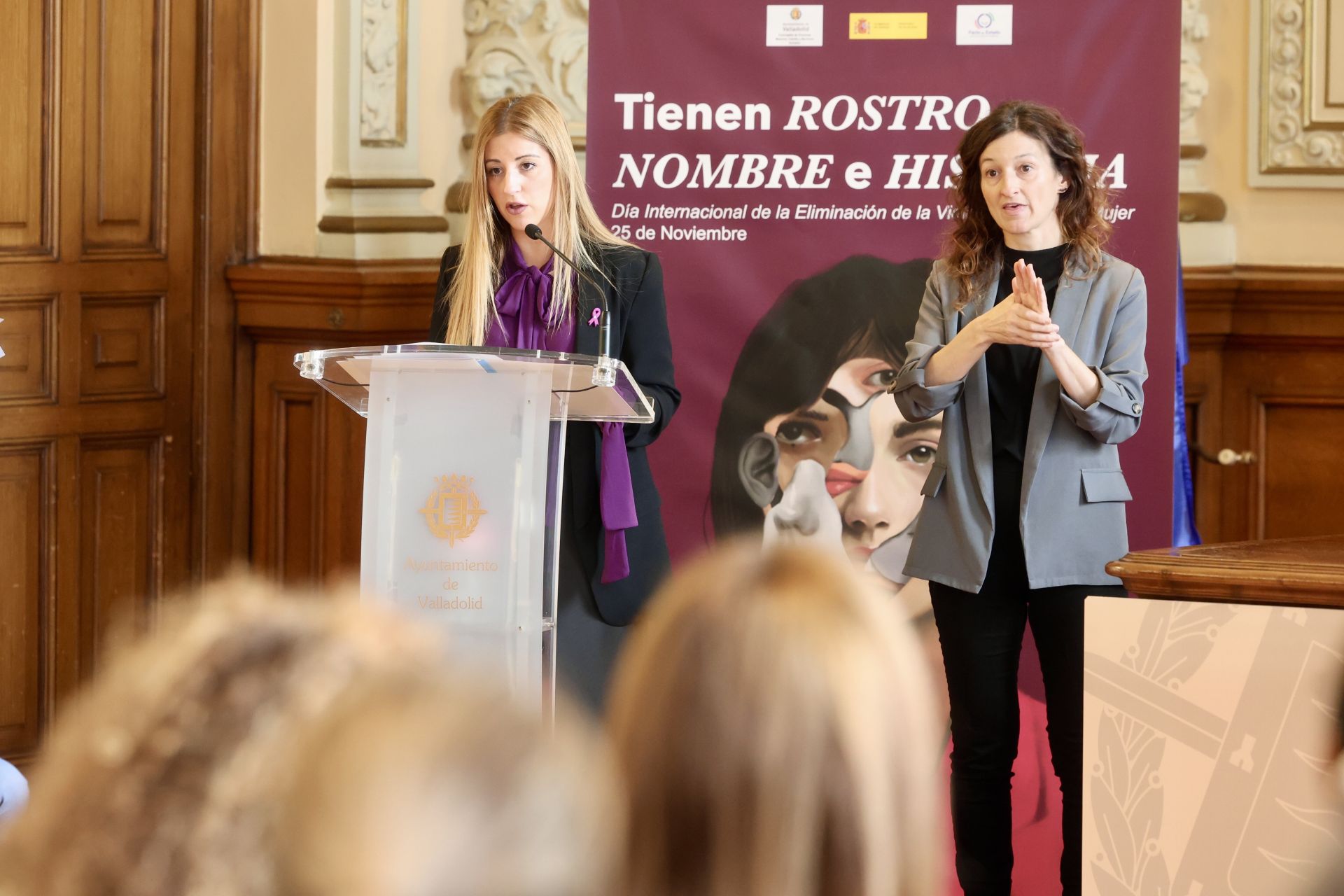 El acto institucional del Día Internacional de la Eliminación de la Violencia contra la Mujer, en imágenes
