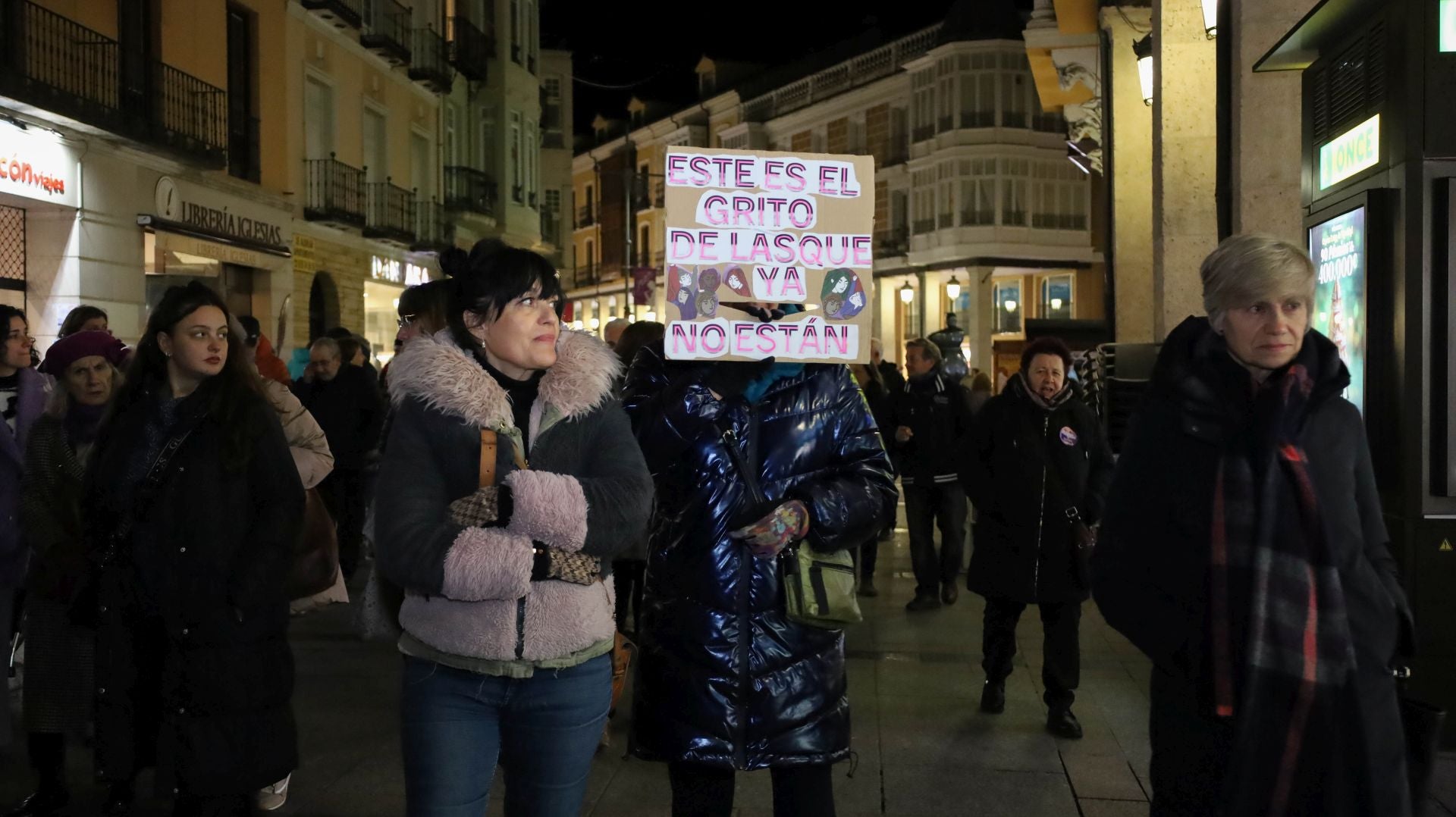 La manifestación del 25N en Palencia en imágenes