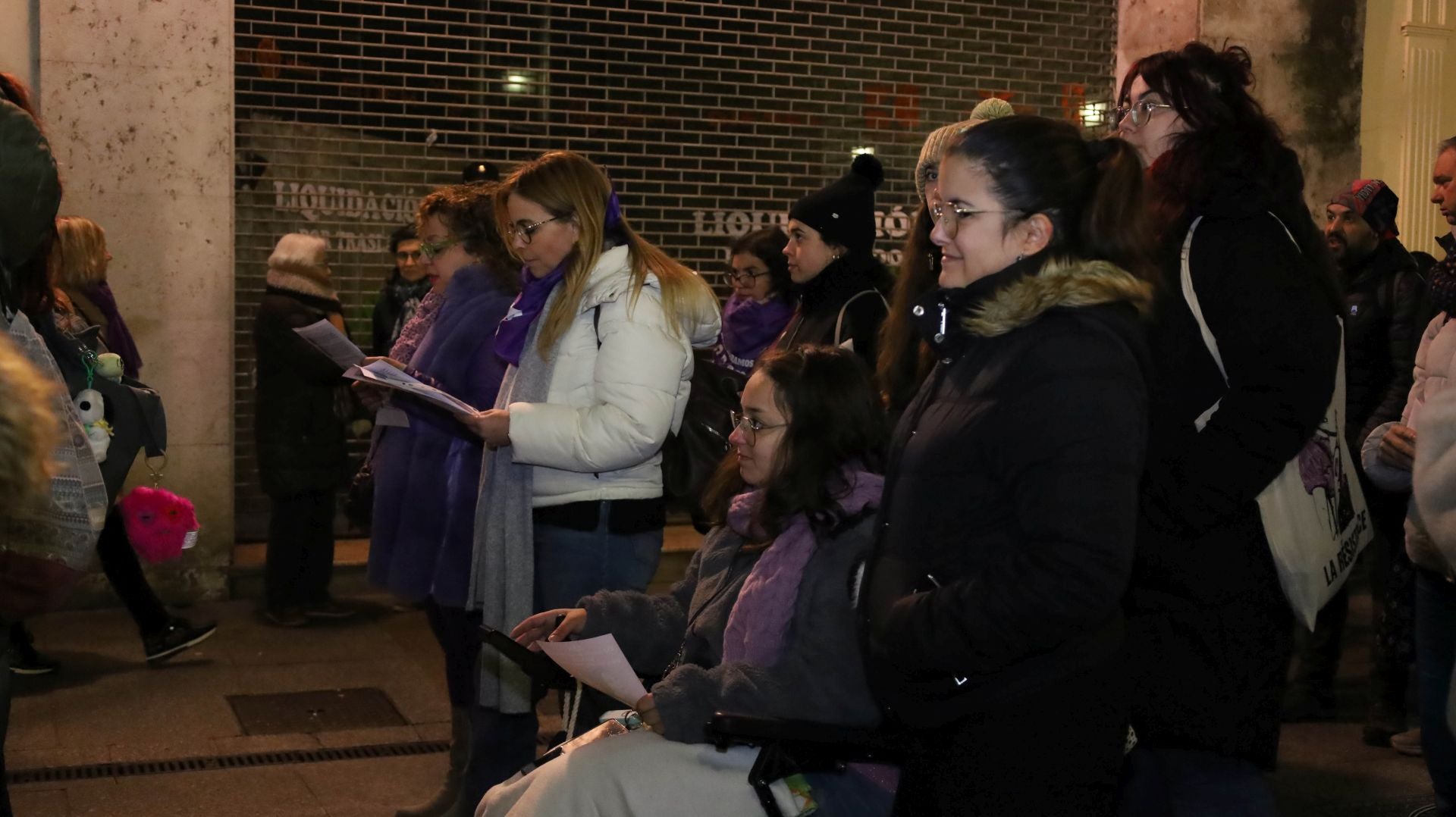 La manifestación del 25N en Palencia en imágenes